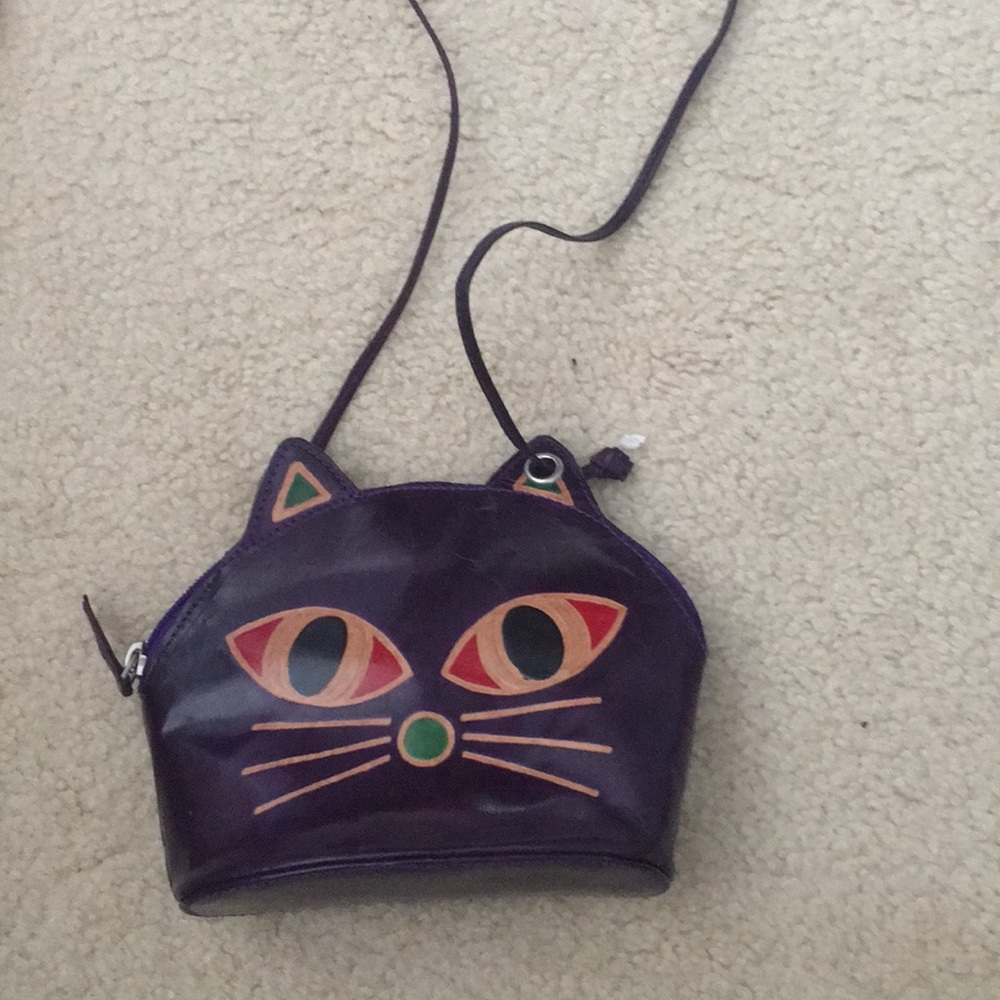 Cat crossbody purse